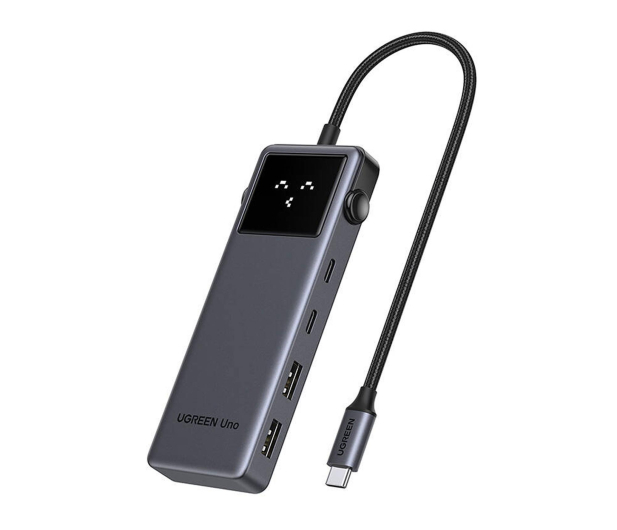 UGREEN Hub USB-C 6w1 Uno CM888 2x USB HDMI 4K 2x USB-C 3.2 PD - 1418143 - zdjęcie